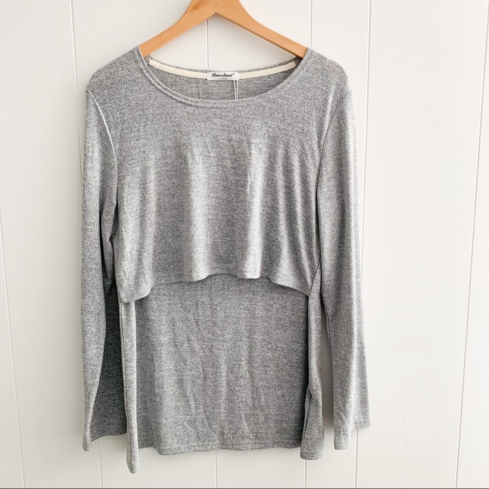 NWT Bearsland Nursing Long Sleeve Top